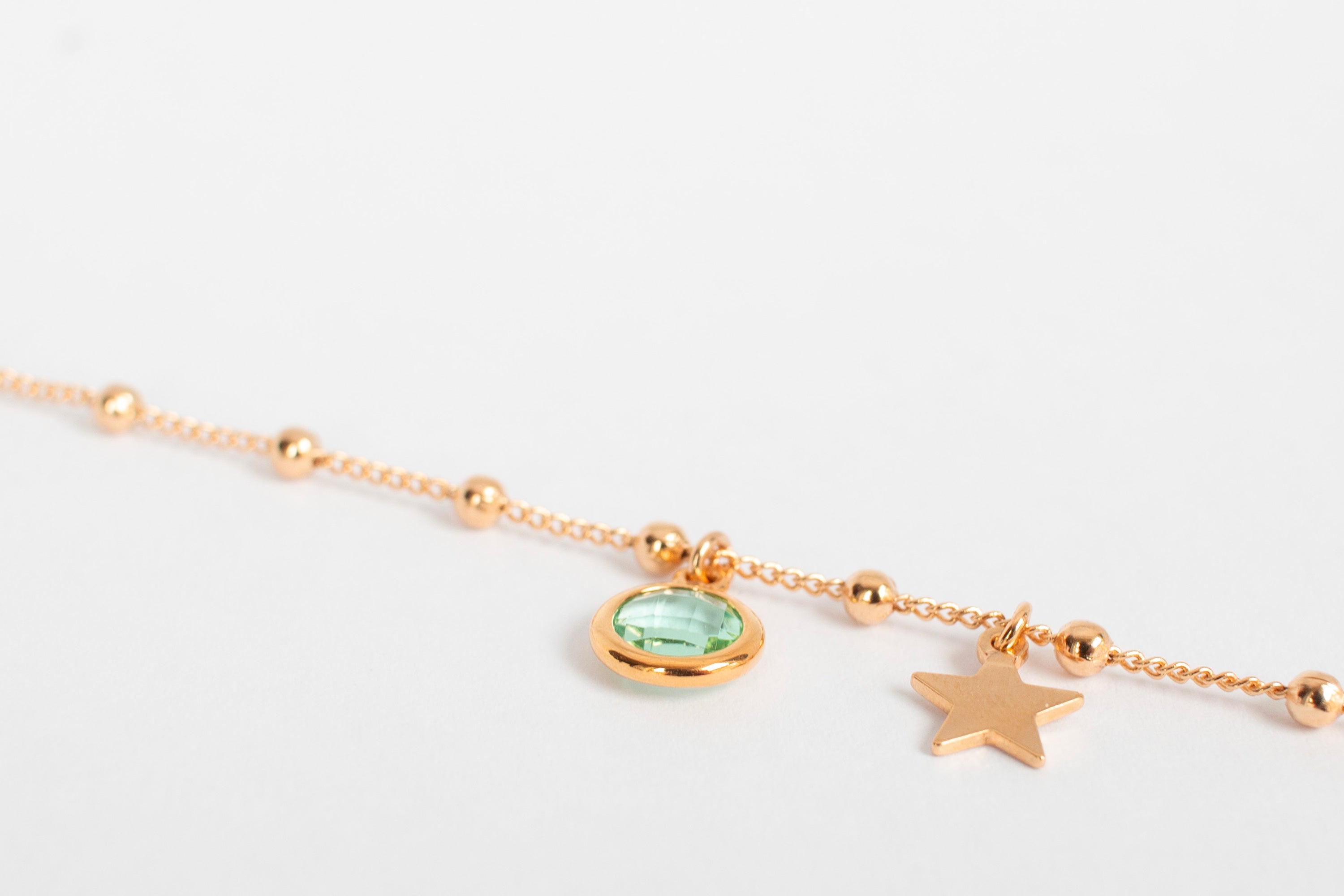 Grønn sirkel charm