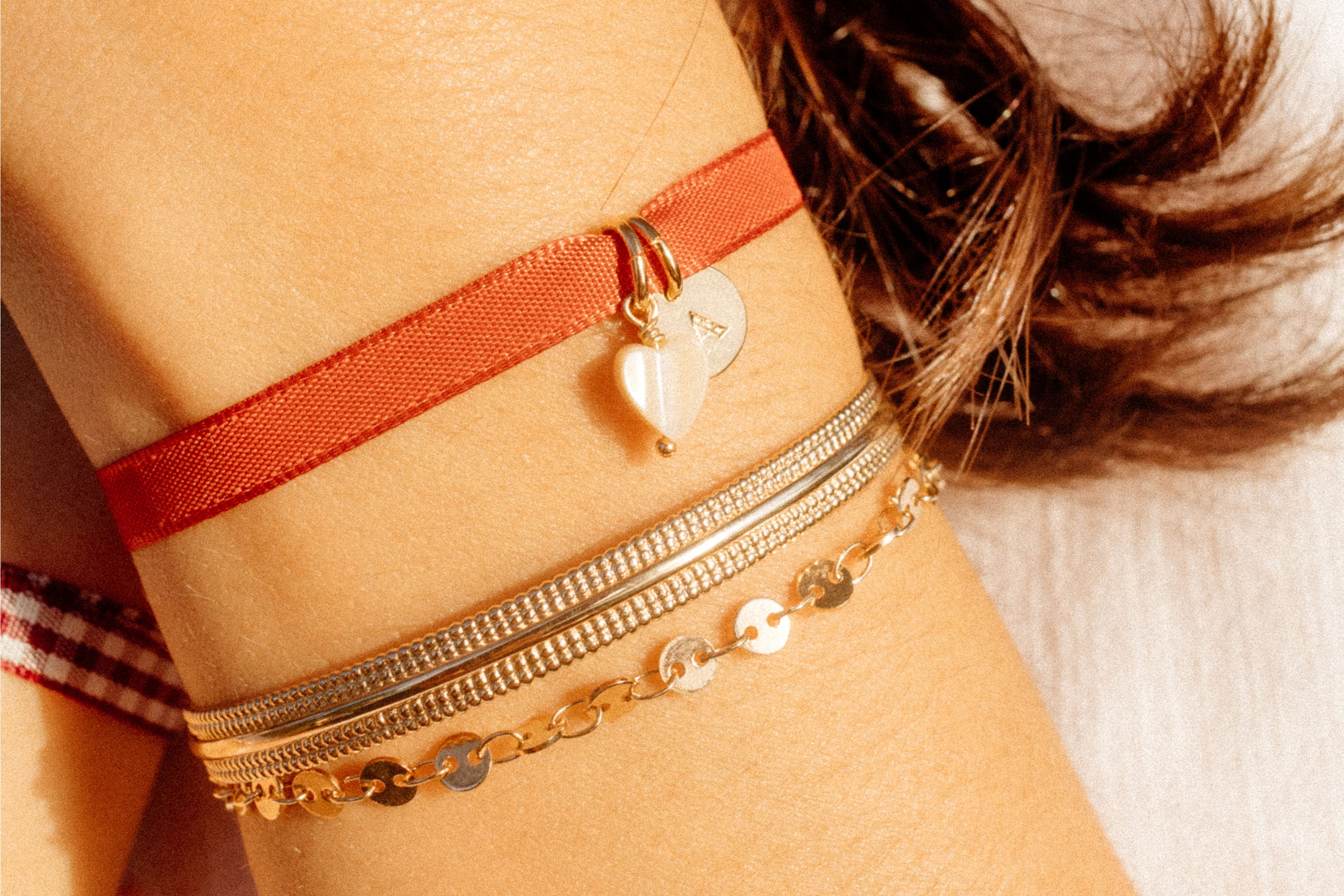 Sløyfe armbånd satin