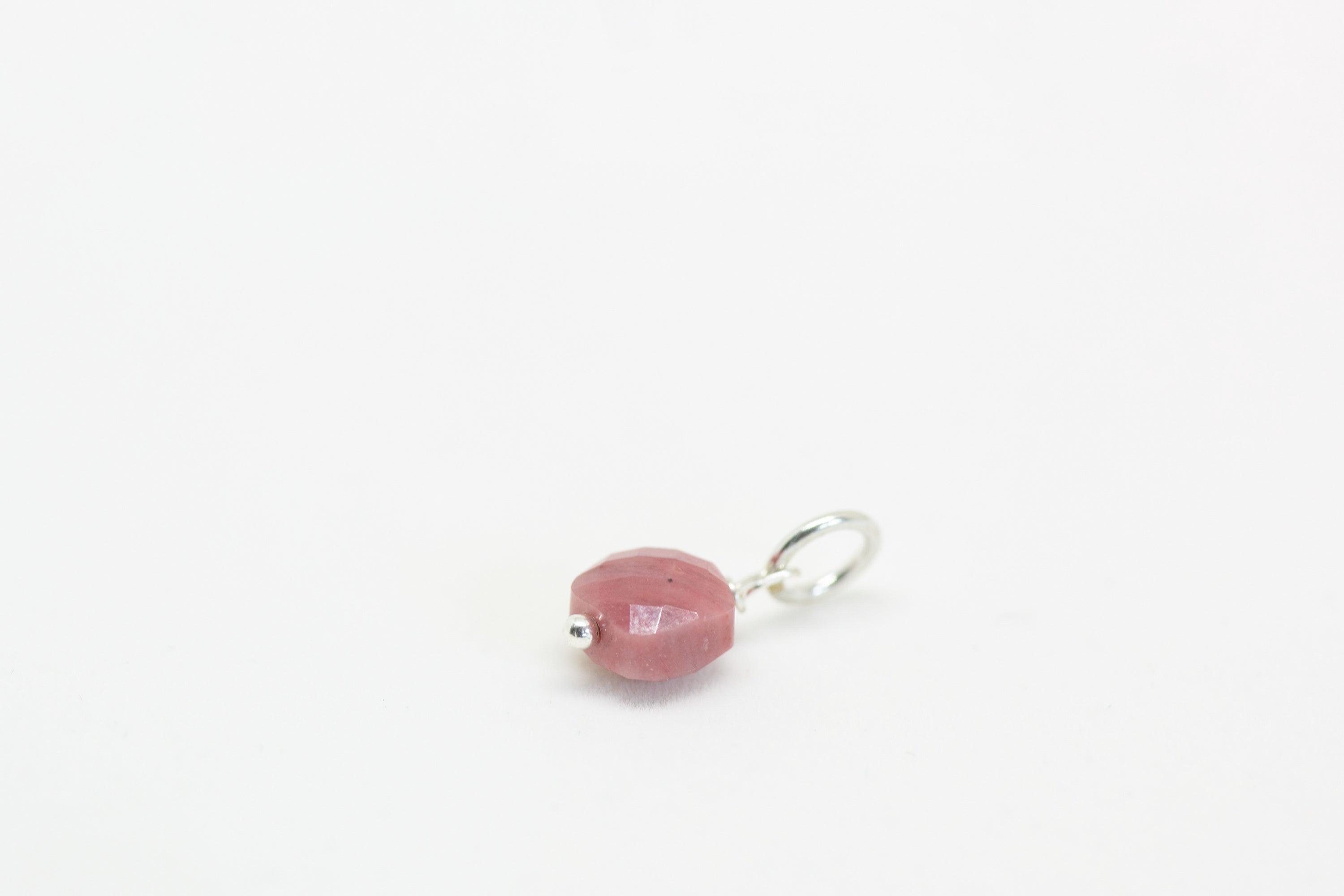 Rosa rhodonitt charm solv