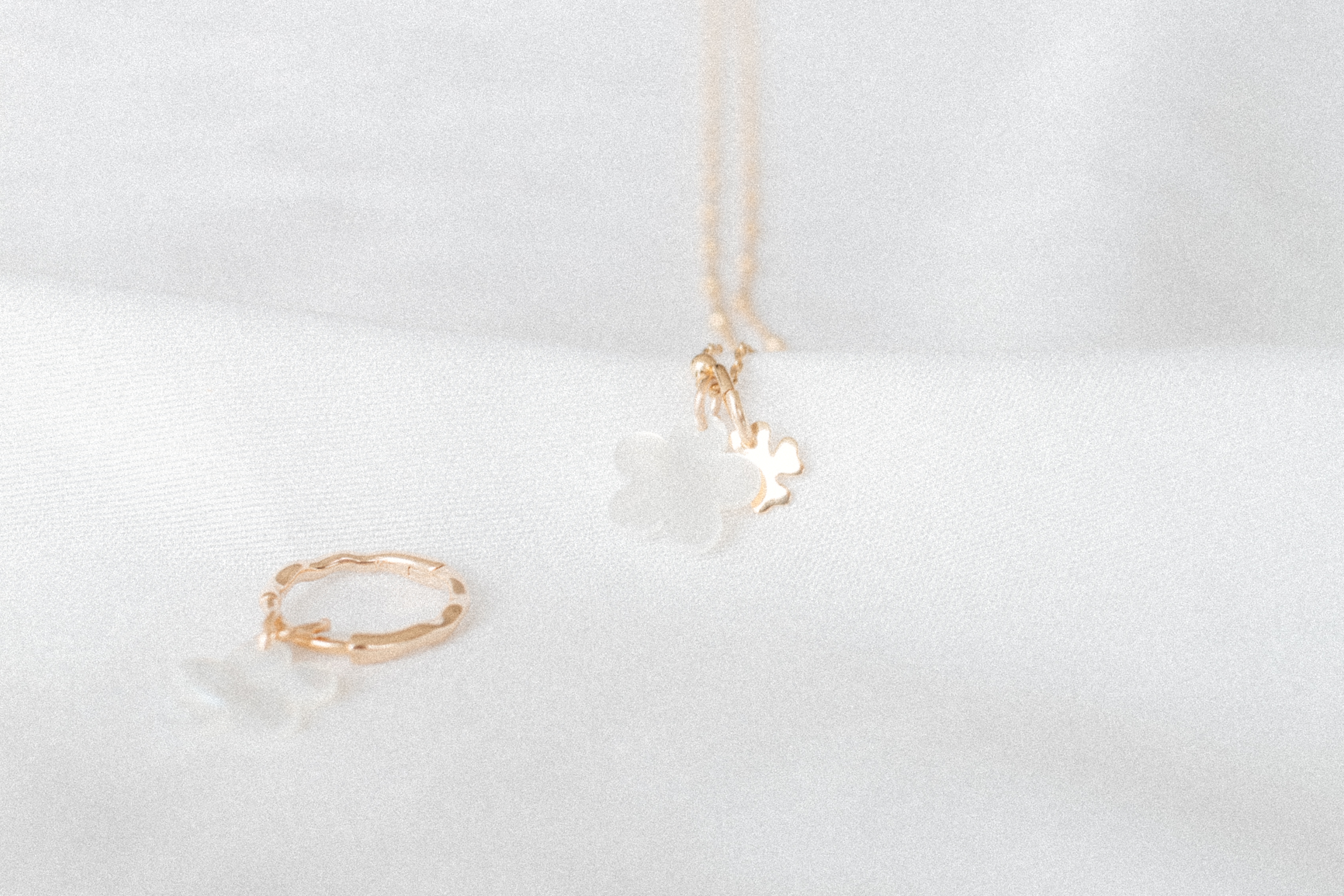 Blomst perlemor hoops