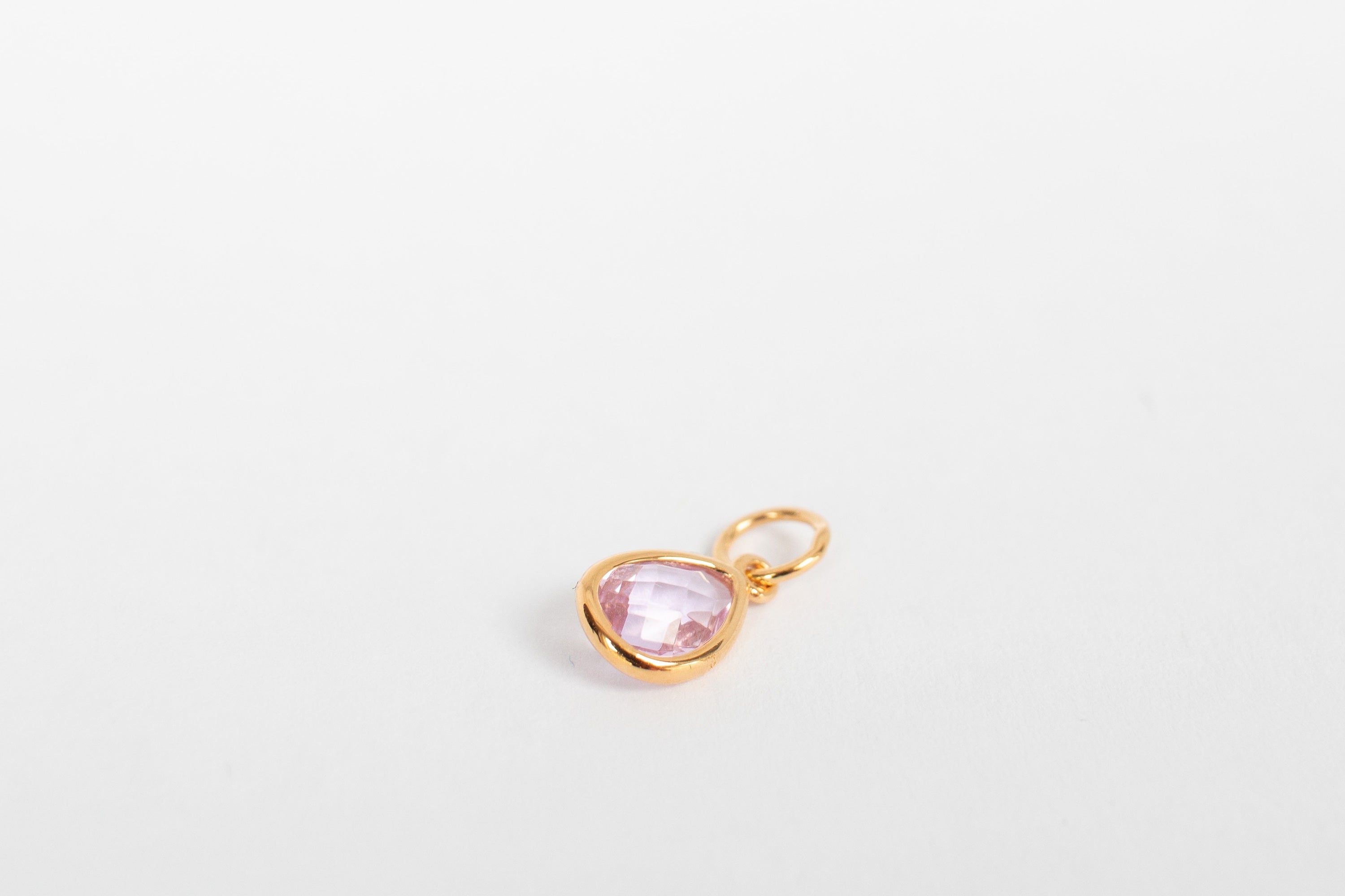 Rosa dråpe charm