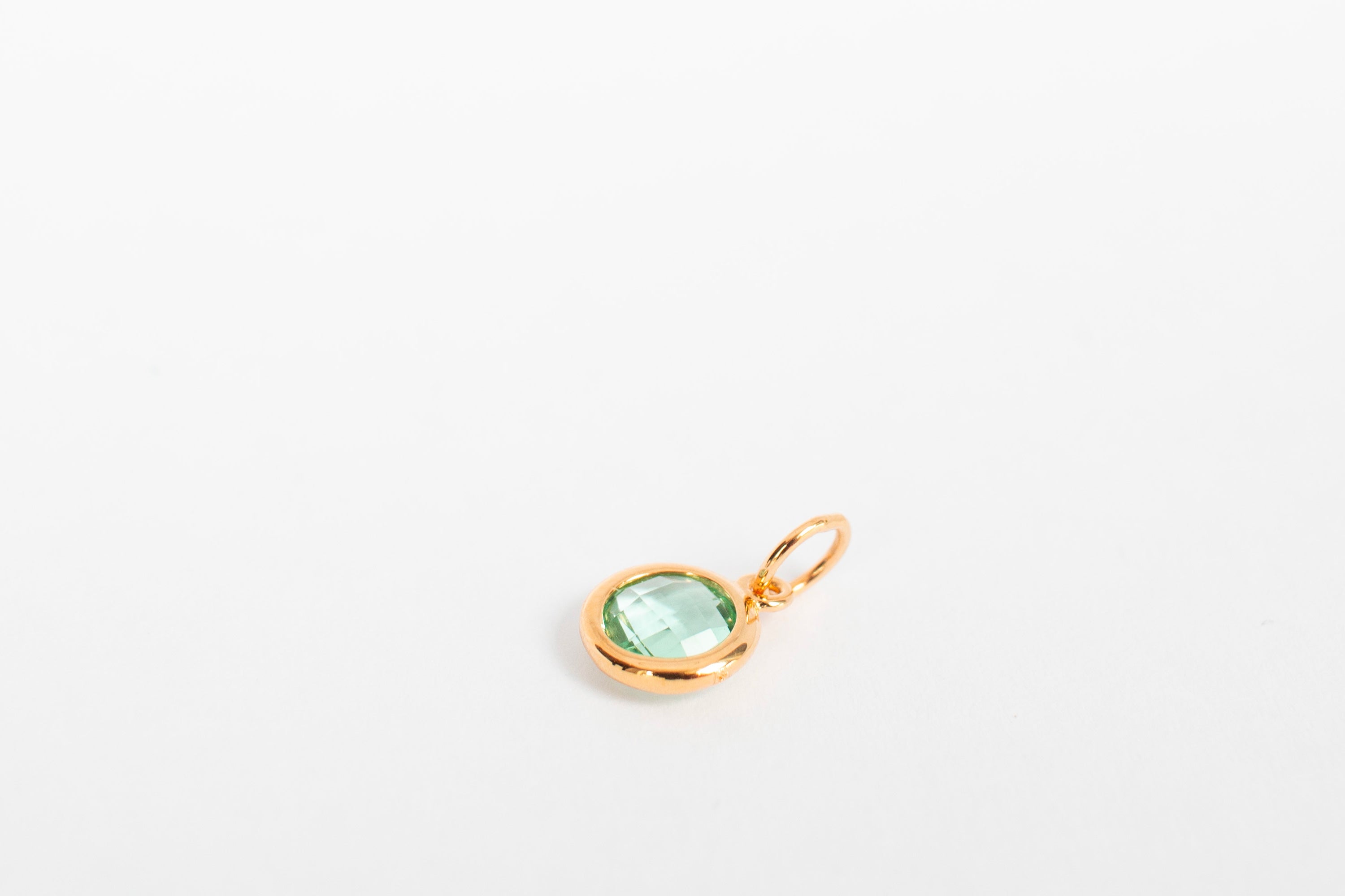 Grønn sirkel charm
