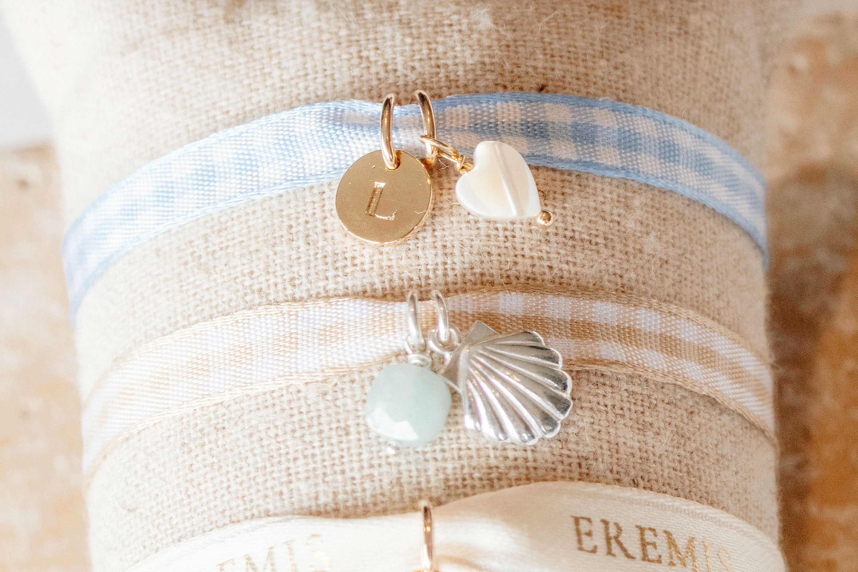 Coquillage charm Sølv