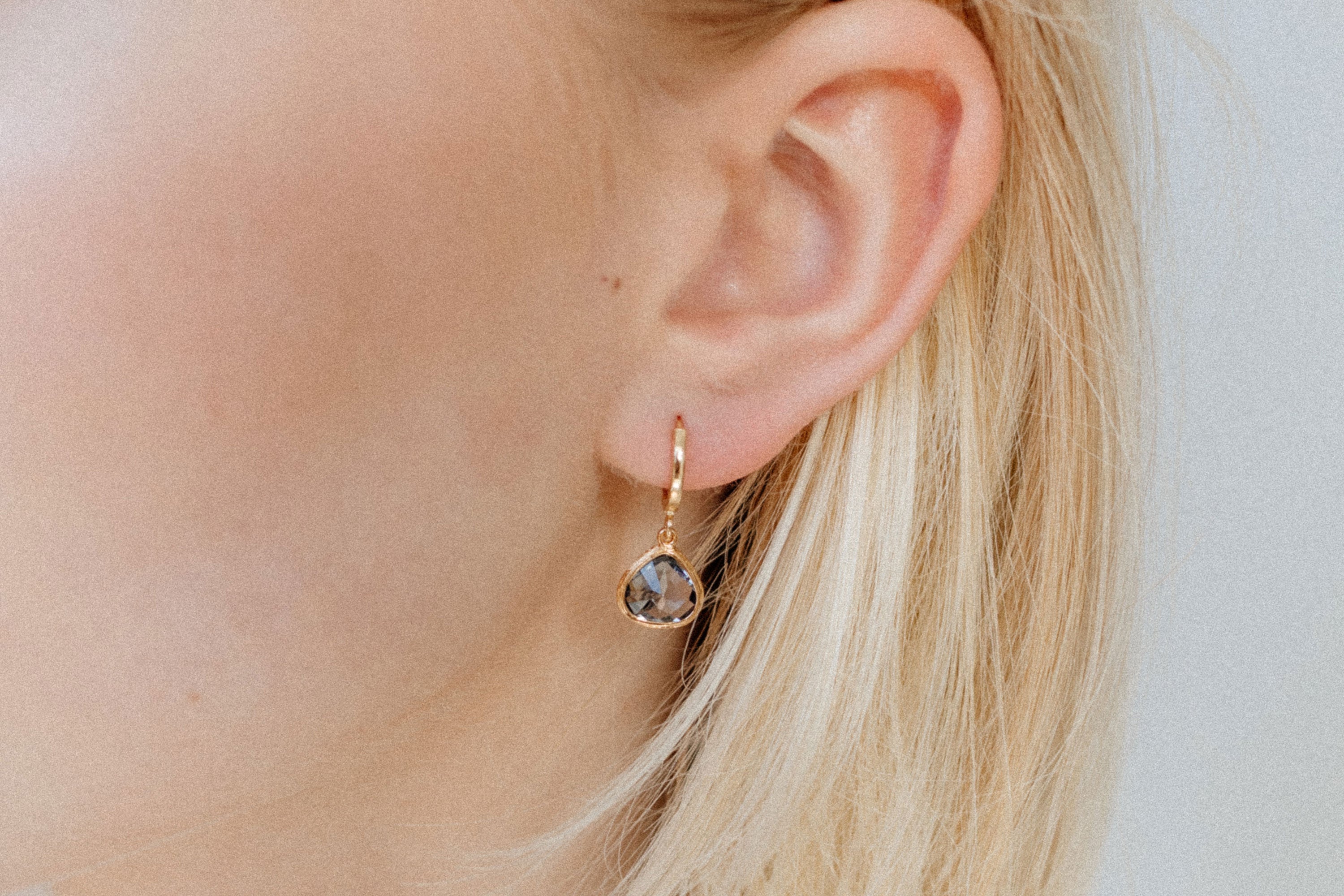 Grønn stor dråpe charm